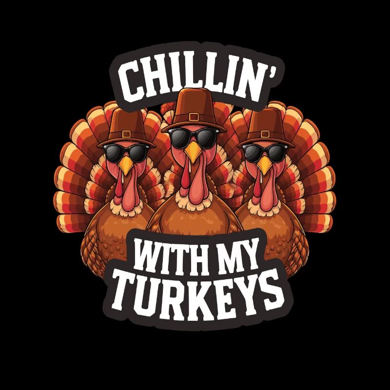 Dinde drôle de Thanksgiving