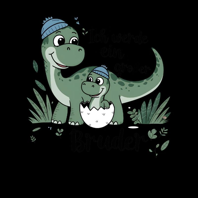 Ich werde ein großer Bruder Dino Dinosaurier