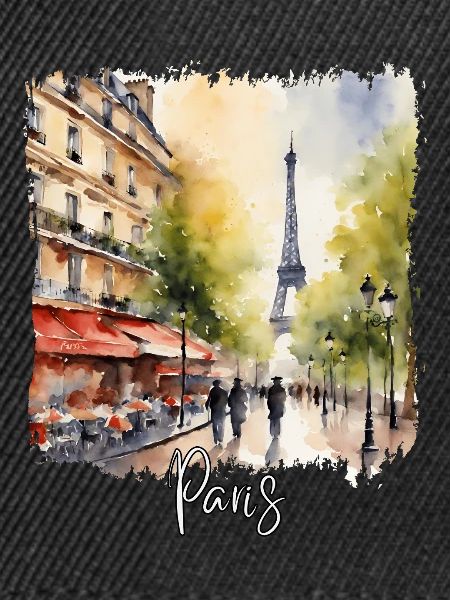 Pariser Aquarell, ich liebe Paris