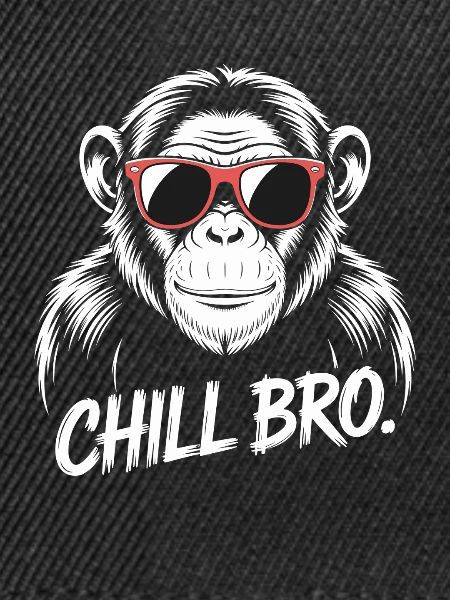 Chill Bro Affe Mit Sonnenbrille