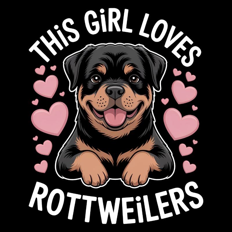 Rottweiler Spruch Mädchen Fun Rottweiler Geschenk