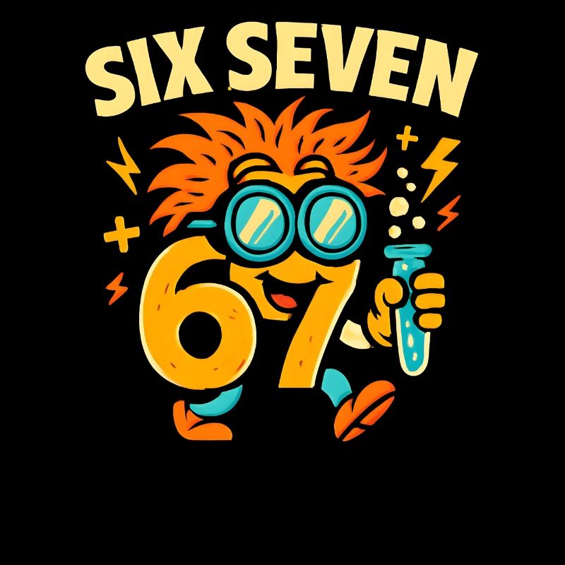 Six Seven 67 Science Humor Nerd Gaveidé