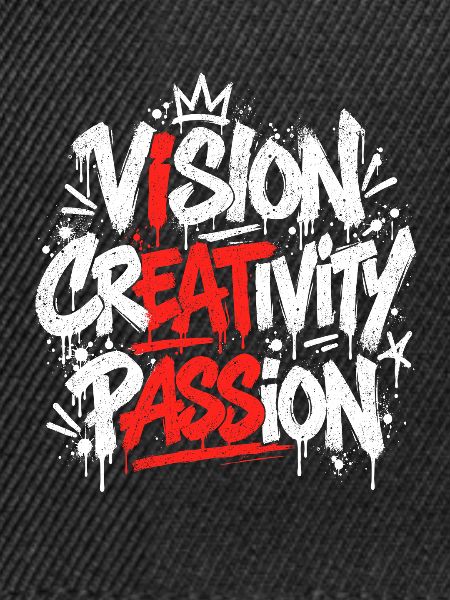 Vision Creativity Passion Graffiti
