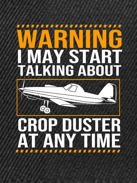 Crop Duster Flugzeug Pilot Geschenk