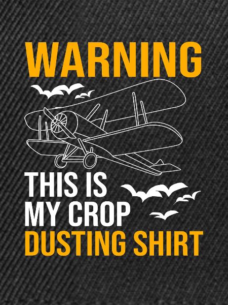 Crop Duster Flugzeug Pilot