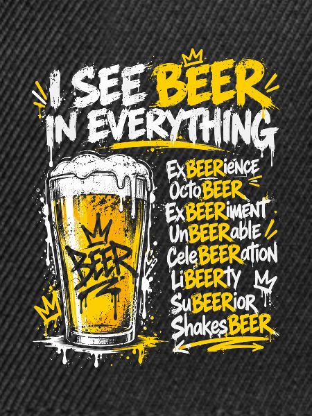 Ich sehe Bier in allem