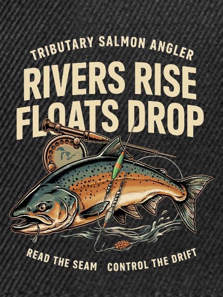 Flussforelle Angler-Design