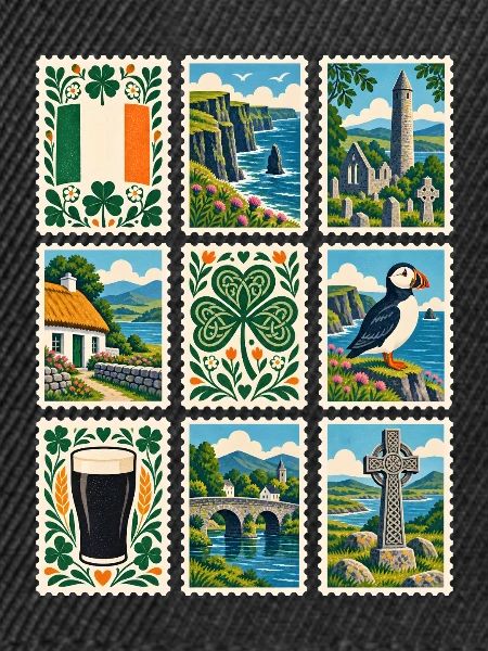 Irland Briefmarken