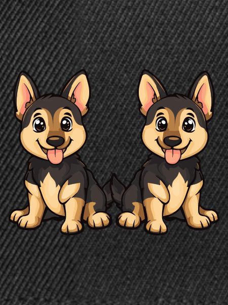 German Shepherd Hund Comic