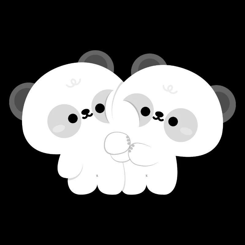 Panda-Paar