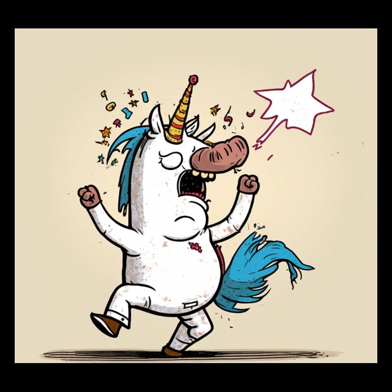 Einhorn Comic! Geschenkidee