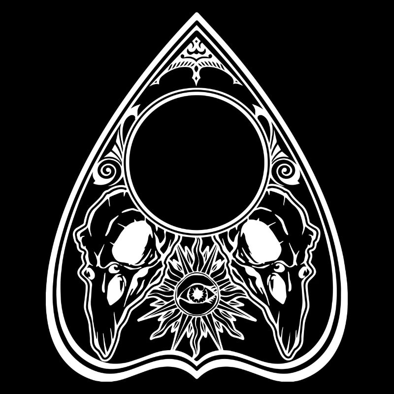 Planchette Halloween raven