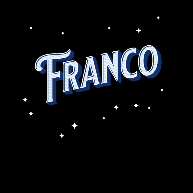Franco name personalized