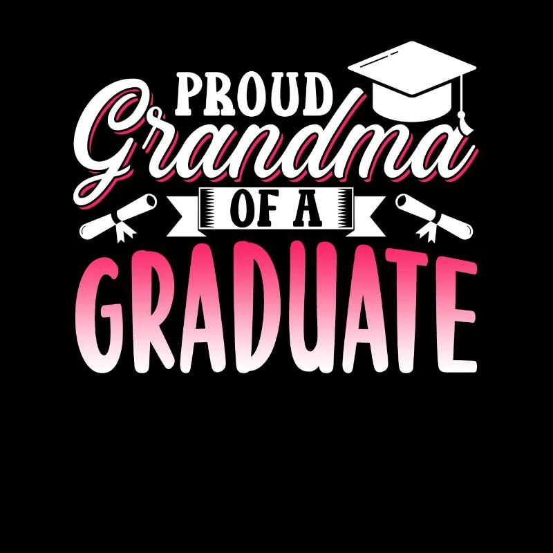 Stolze Großmutter Eines Absolventen Absolvent
