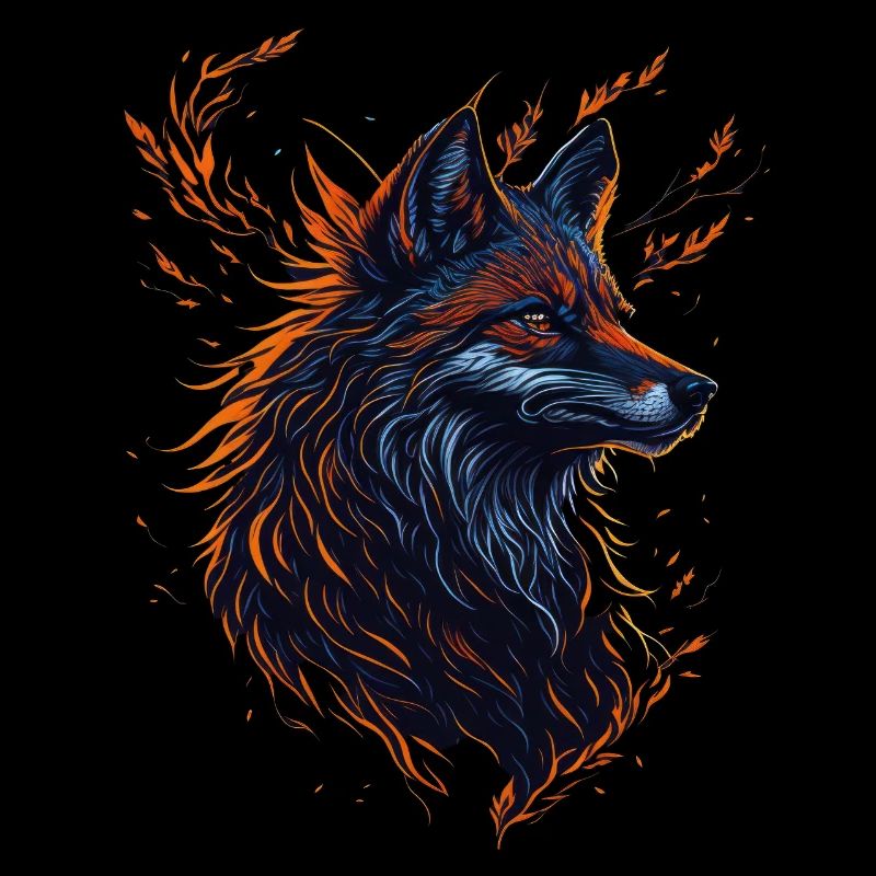 wolf artwork