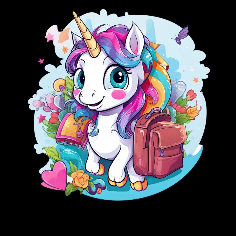 Einhorn Schulkind Einschulung Mädchen Geschenk