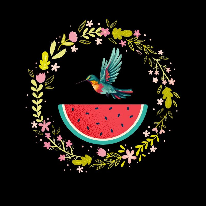 Melon pastèque Fruit d’été Cadeau végétalien