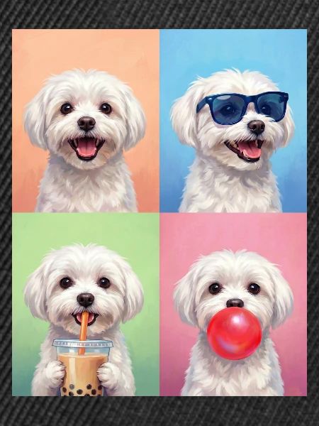 Hunde Malteser Hund