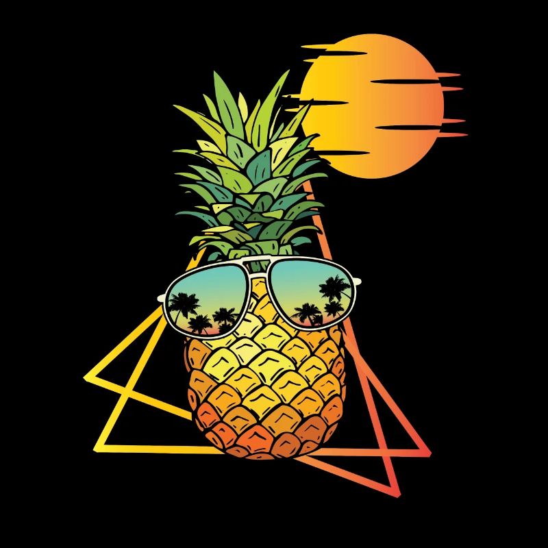 80s Retro Pineapple