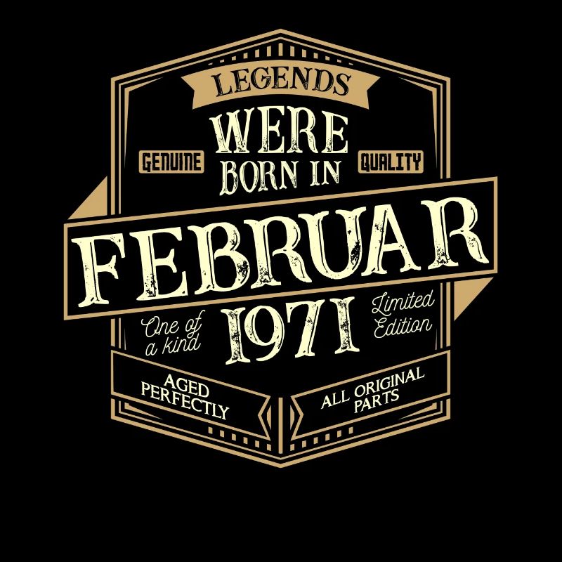 Februar 1971 Geburtstag Mann