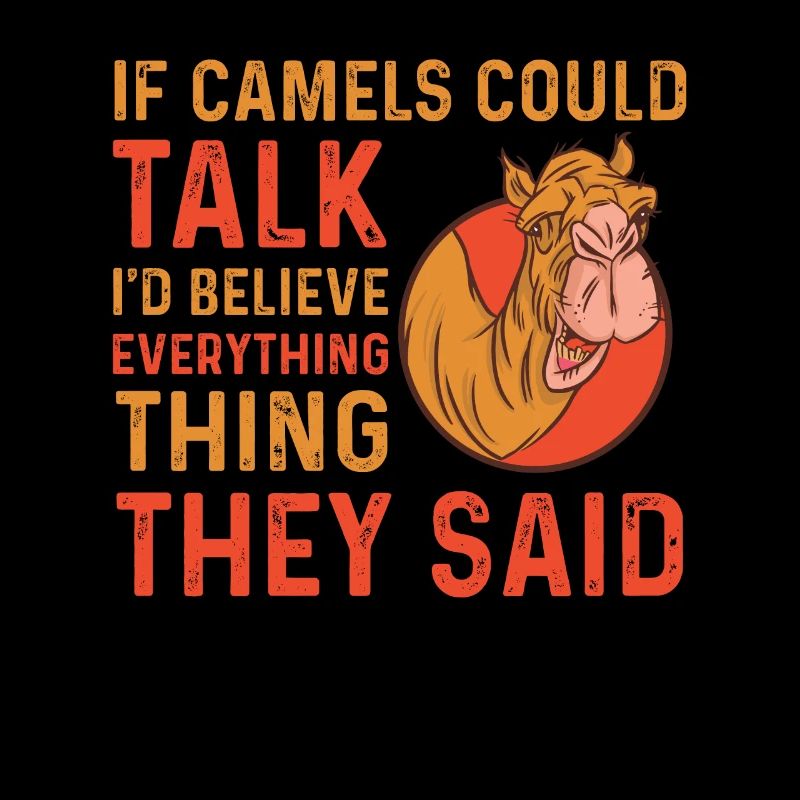 Funny camel saying