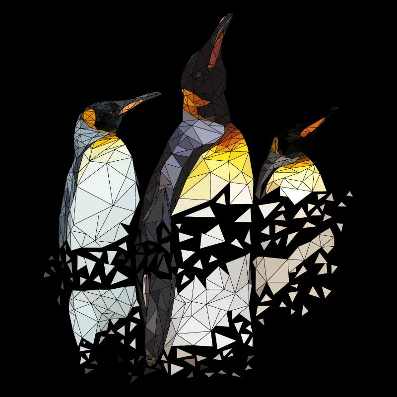Penguin Group | Low Poly