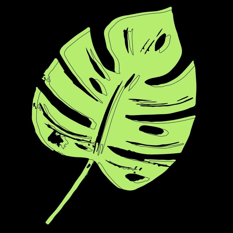 Monstera leaf