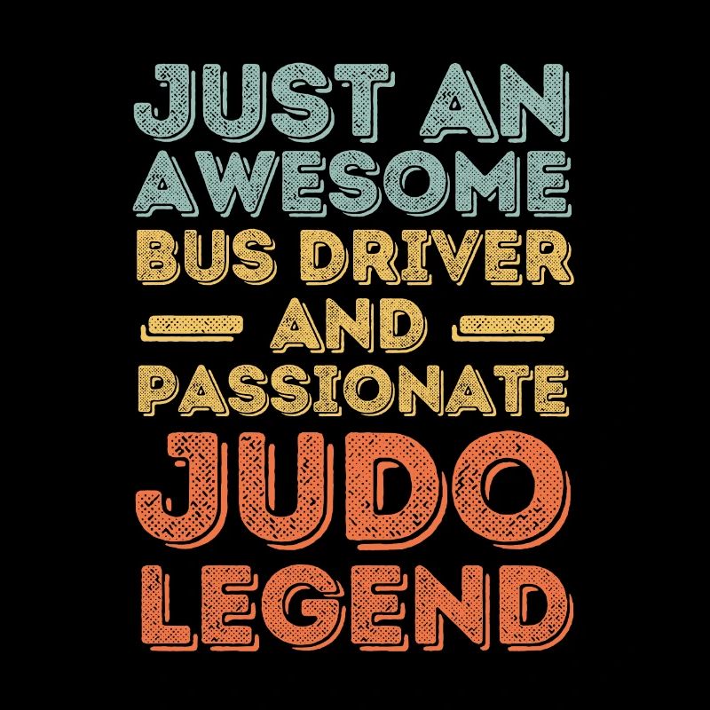 Busfahrer Judo retro