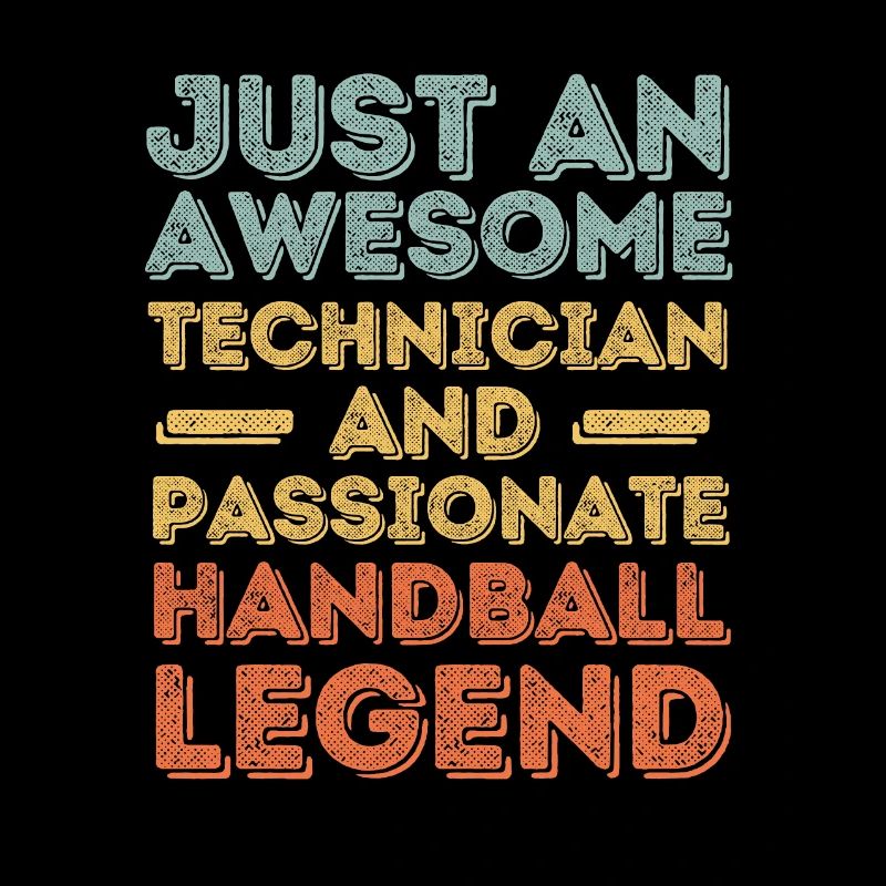 Techniker Handball retro