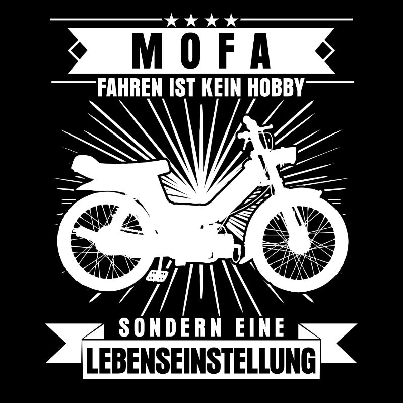 Mofa Spruch - Mofafahrer Moped Witze