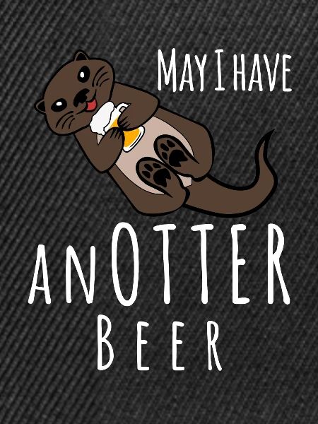 Otter mit Bier