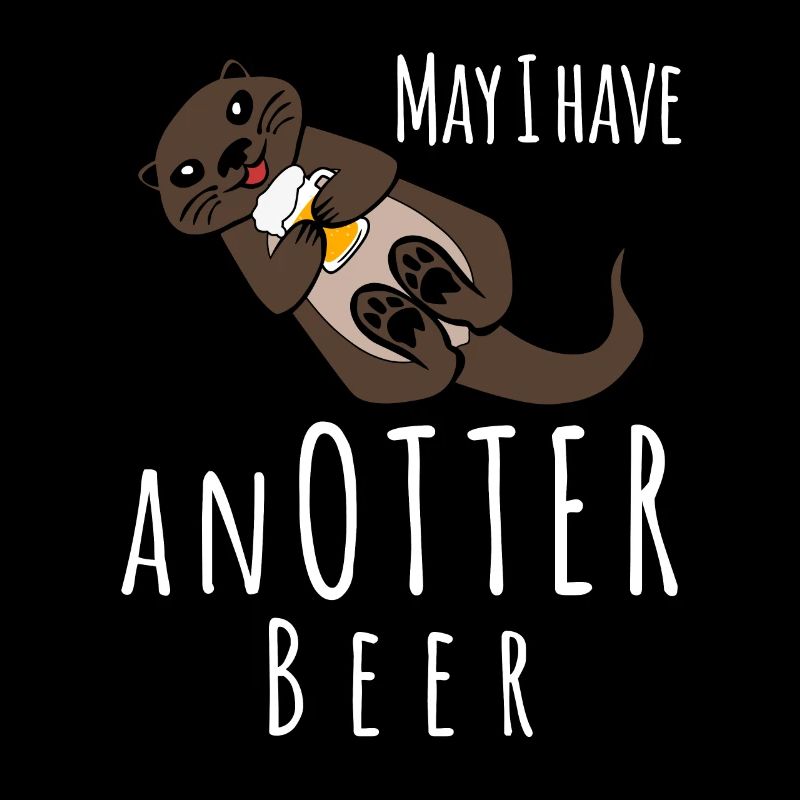Otter mit Bier