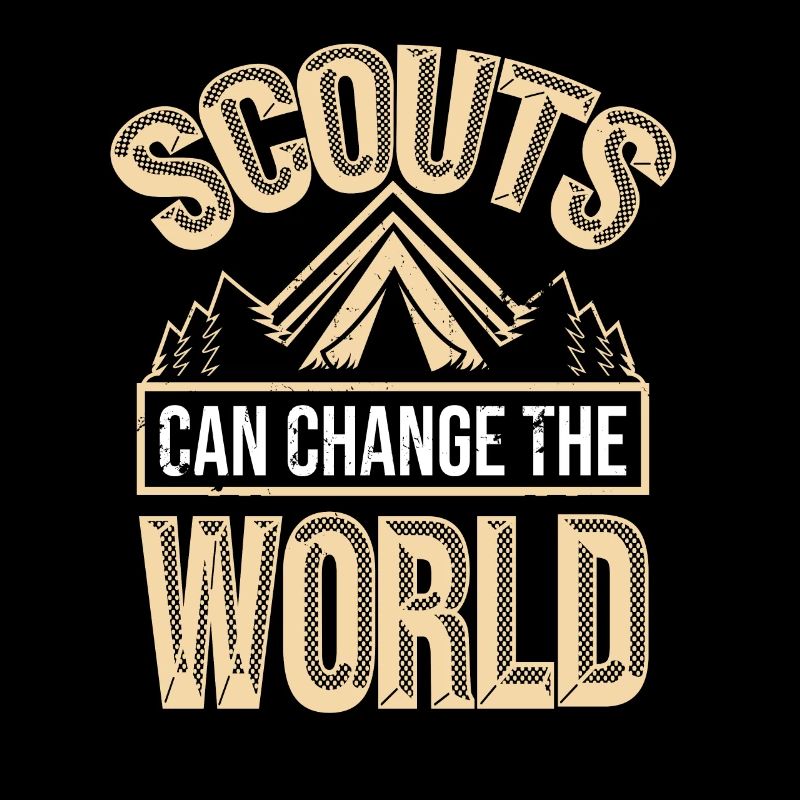Camper scout camping scouting cadeau