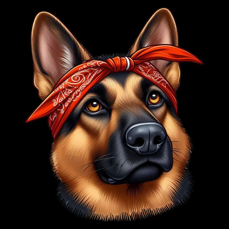 Deutscher Schäferhund Der Rapper