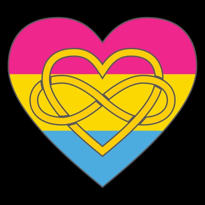 Polyamory Infinity Heart Pansexual Pride