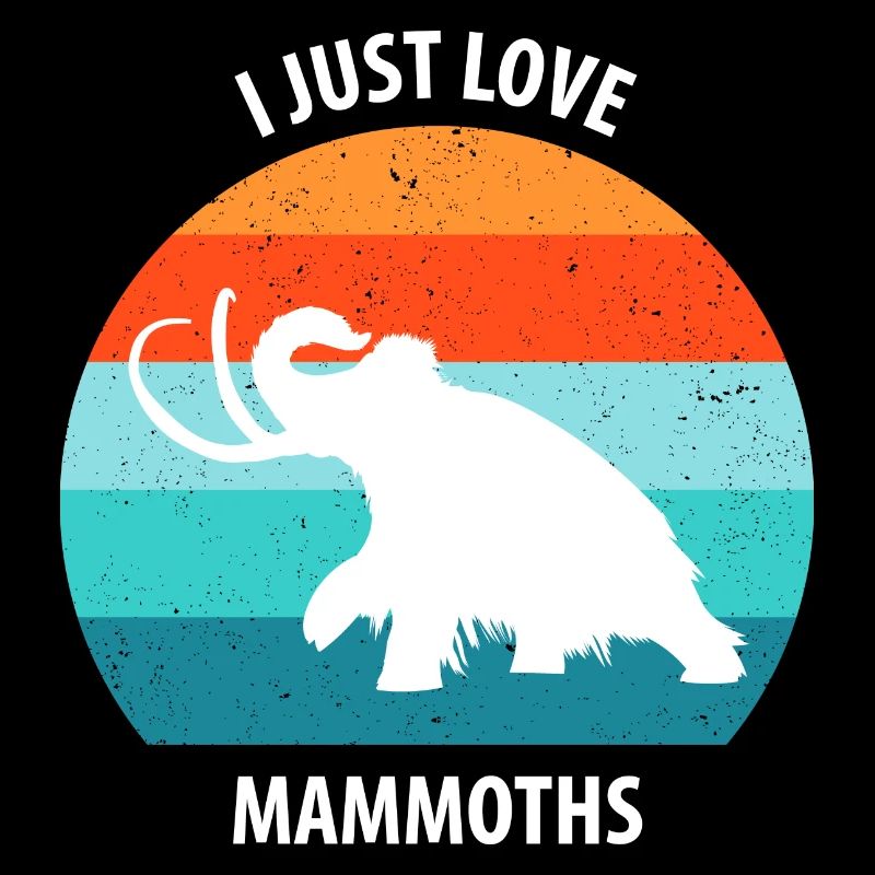 Lustiges Mammut Steinzeit Eiszeit Design Urzeit