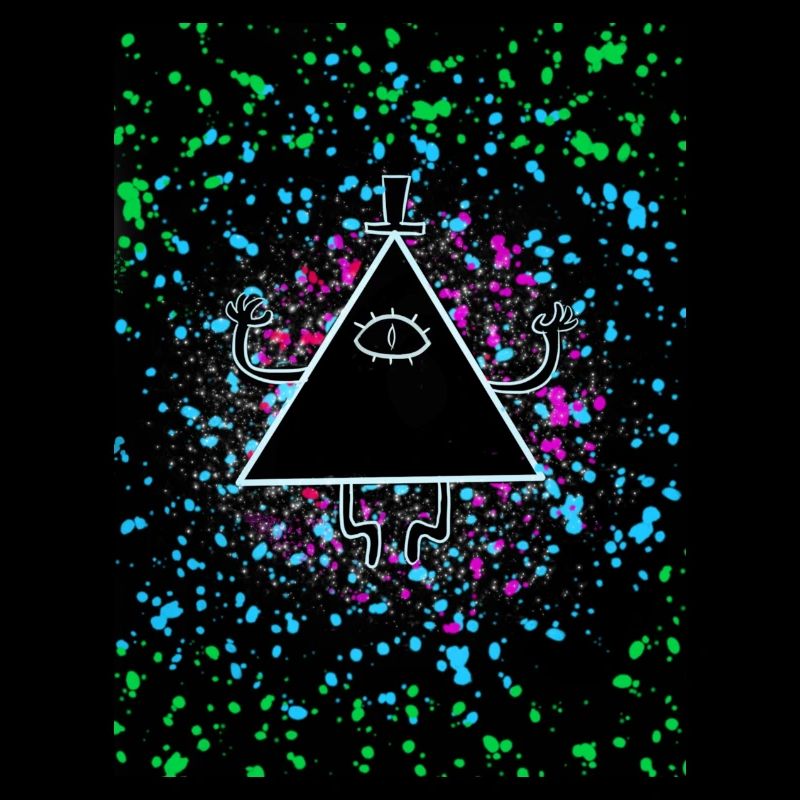 Bill CipherGravity Falls Print