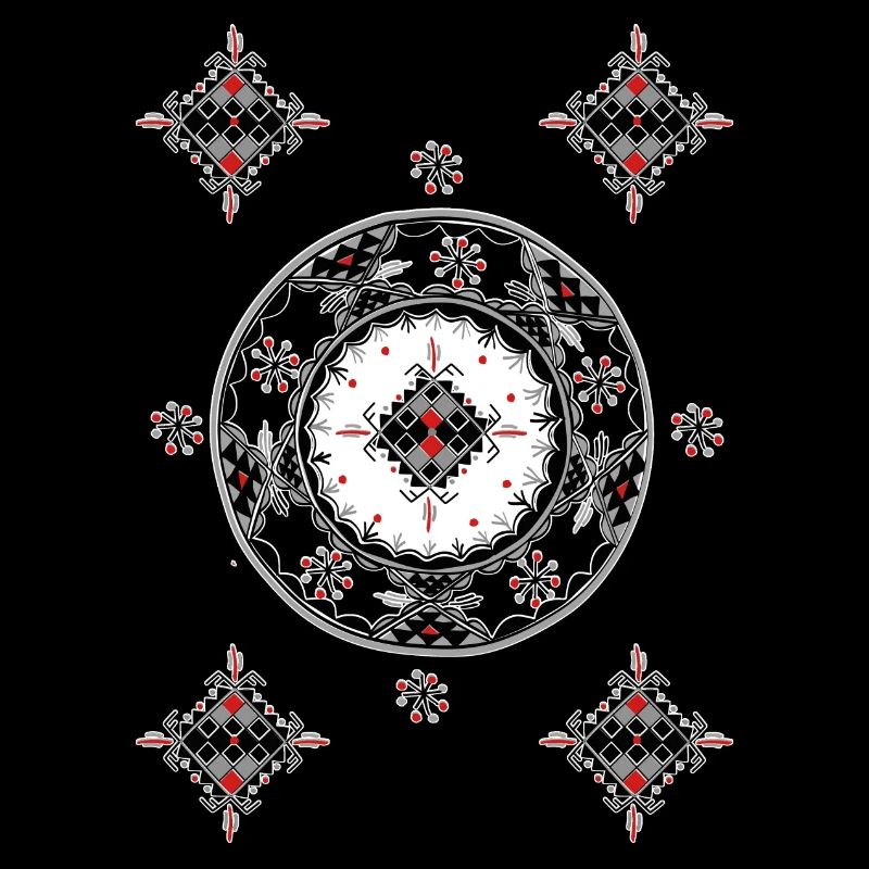 Kabyle pottery pattern