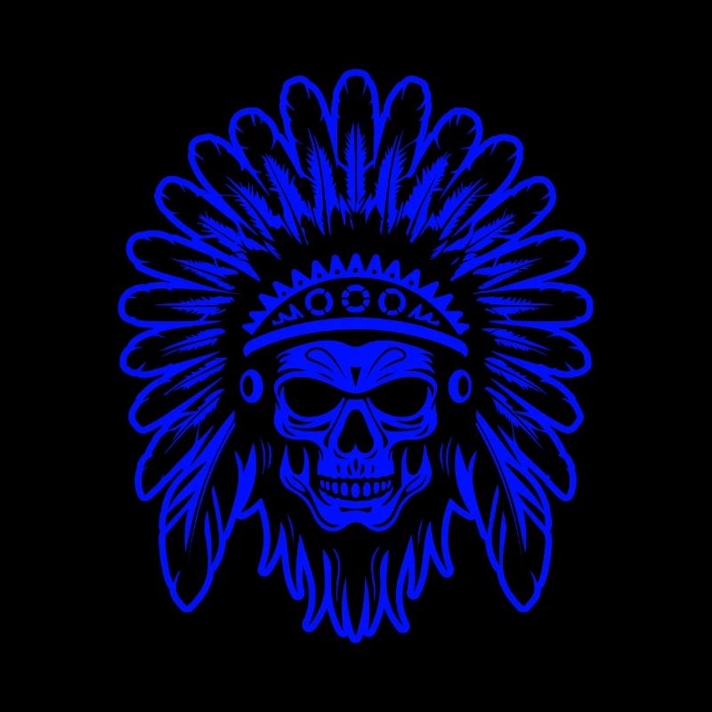 Apache Skull Indian