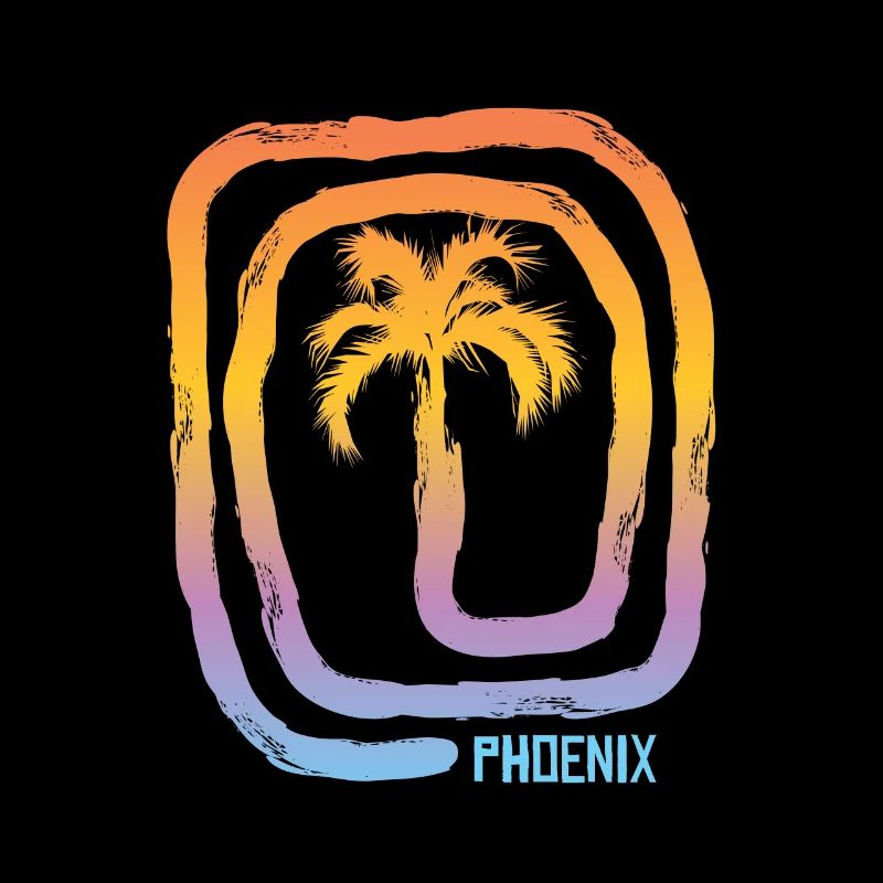 Cool Phoenix Arizona Palm Tree Souvenir Vacances