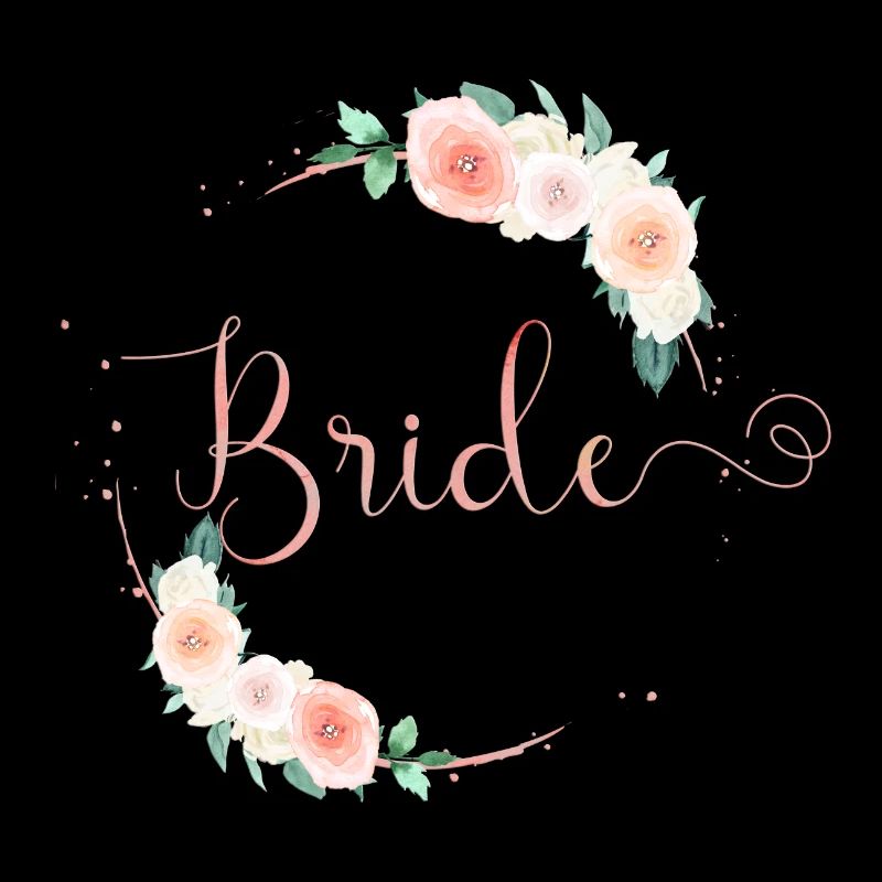 Pastel half wreath 2 team bride 1