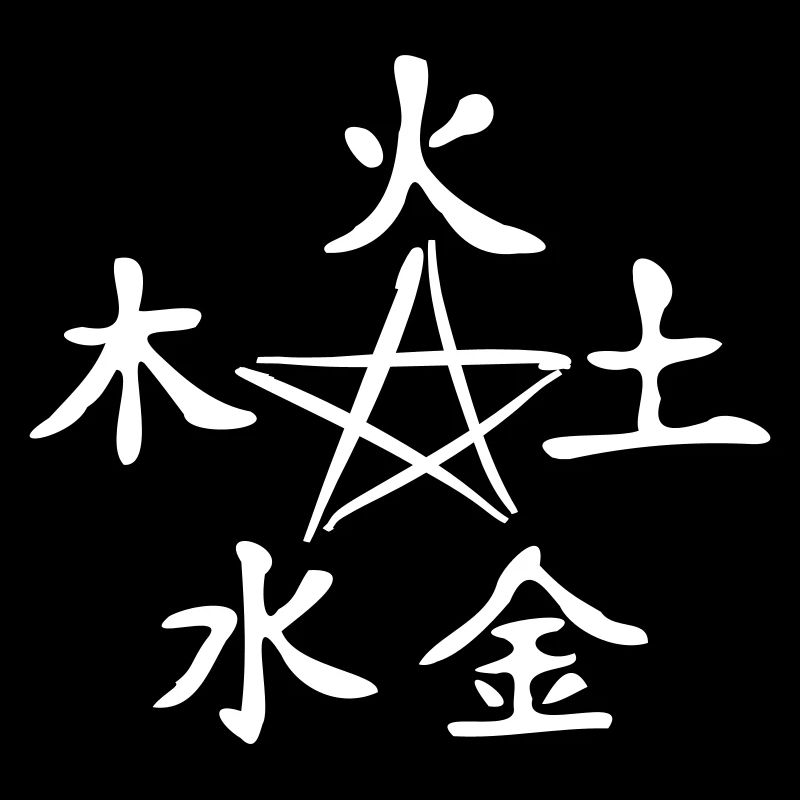 Cinq éléments vectoriels