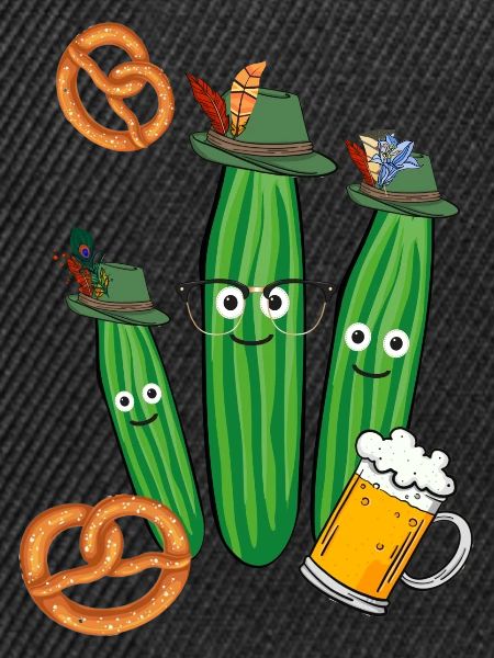 Gurke,Partygurke,Bier, o'zapft is,bier,Brezel