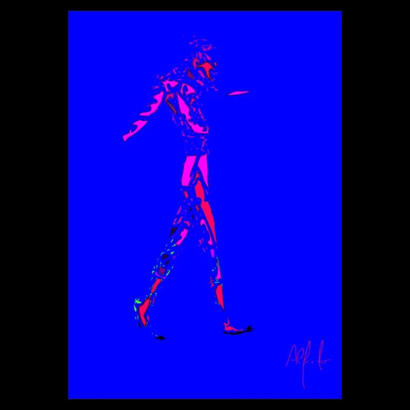 Wandelnder Mann