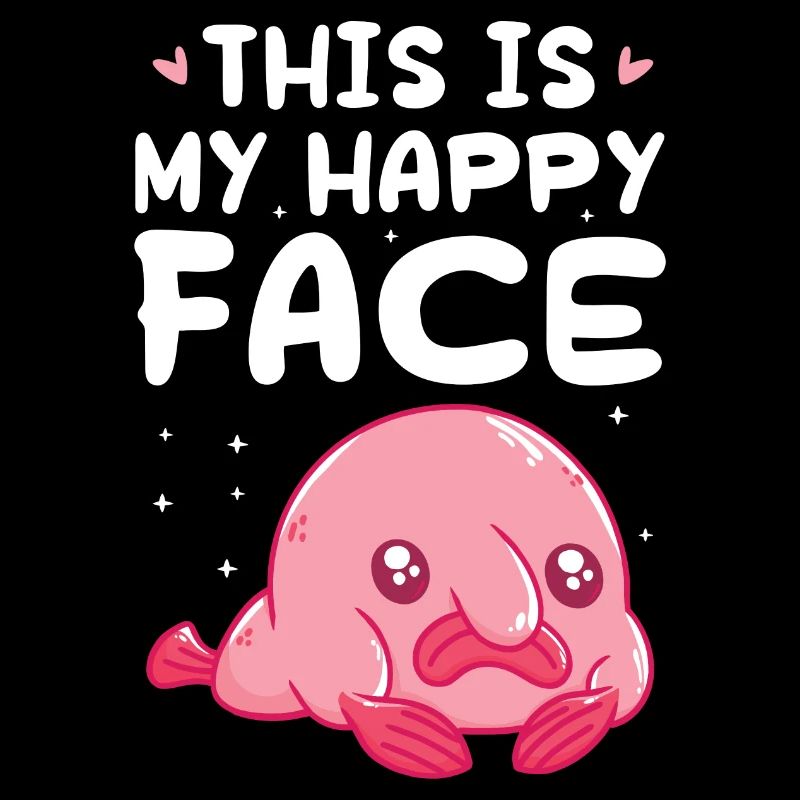 C’est mon visage heureux Conception pour une blague d’animaux