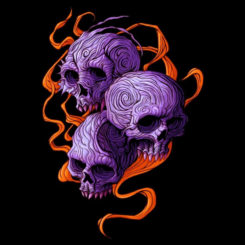 Indigo Skulls