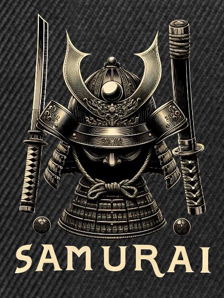 Samurai-Helm und Katana