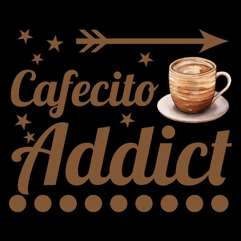 Cafecito Lover Drinking Cafecito Mix Cuban Coffee