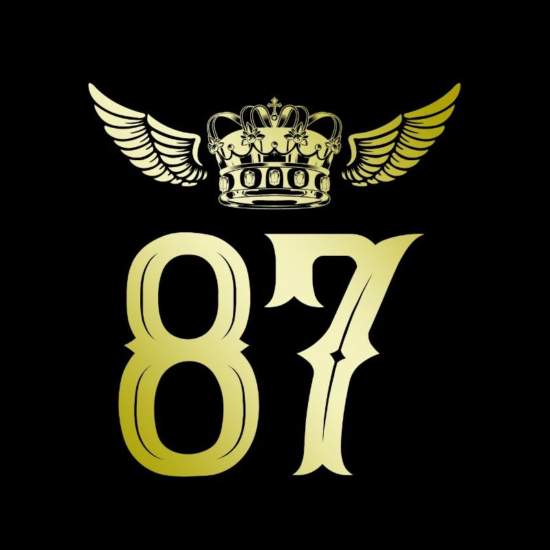 87 Number crown