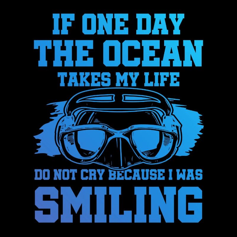 Diving Smile Saying